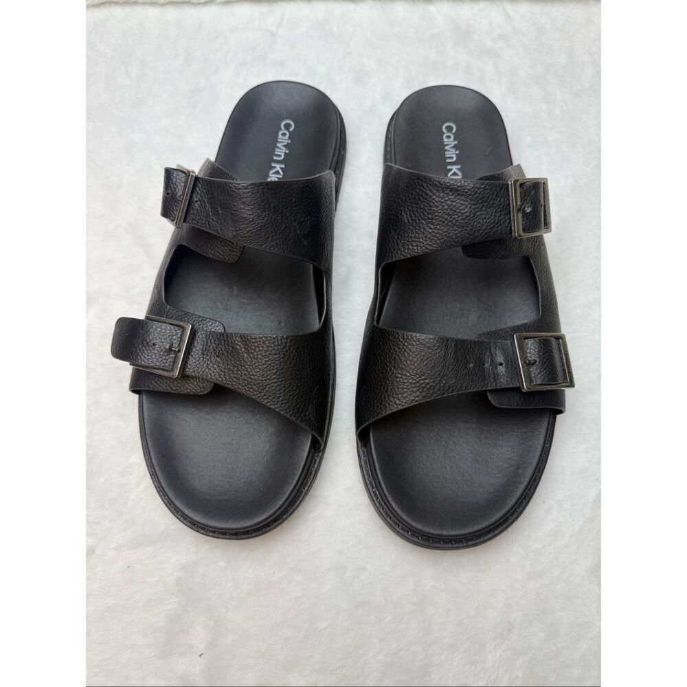 Man's Sandals Calvin Klein 11 Leather Shoes